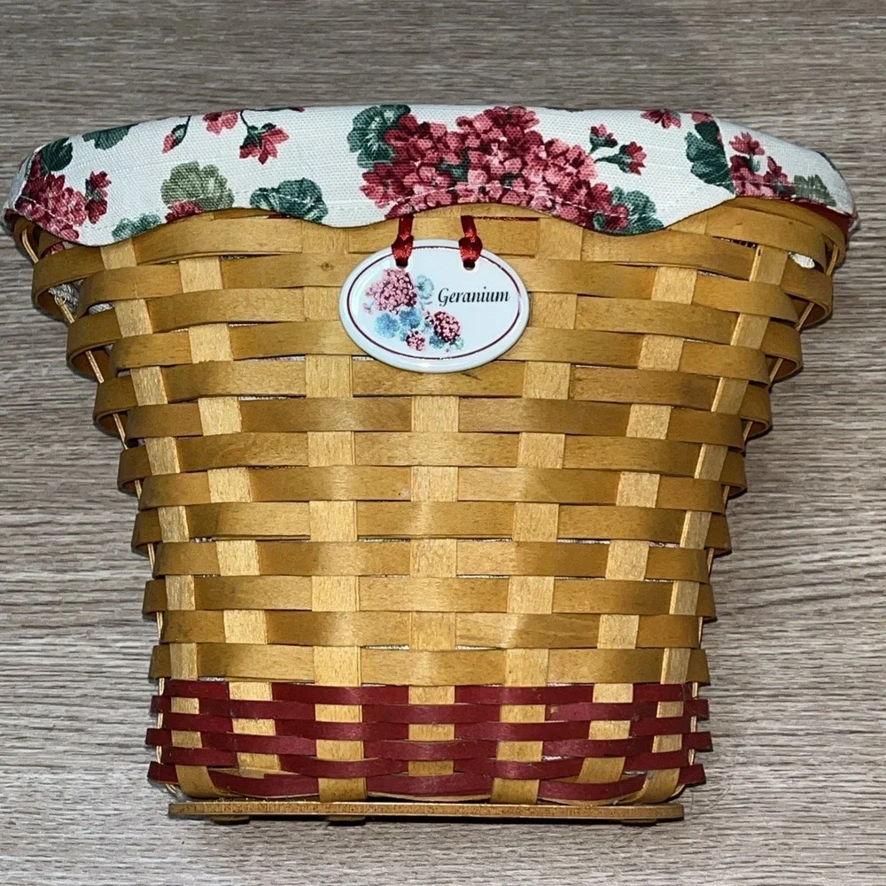 Longaberger 2002 geranium